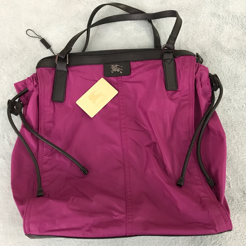 Burberry Nylon Tote Bag
